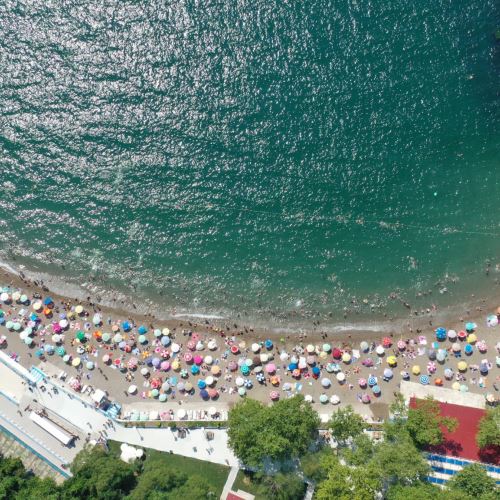 Karadeniz'in İncisi Kapuz Plajı'na Yoğun İlgi