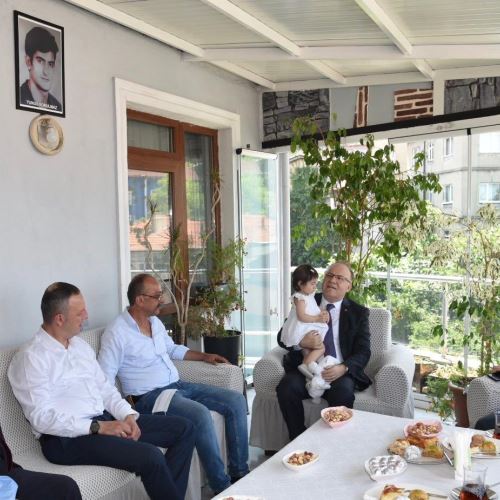 Başkanımız Dr.Ömer Selim ALAN'dan Şehitlik, Şehit Ailesi ve Gazi Ziyareti