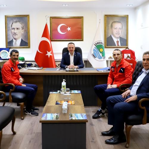 Şampiyon Birol Aygün'den Başkanımız Dr.Ömer Selim ALAN'a Ziyaret