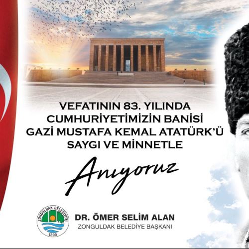 Başkanımız Dr.Ömer Selim ALAN'ın 10 Kasım Mesajı