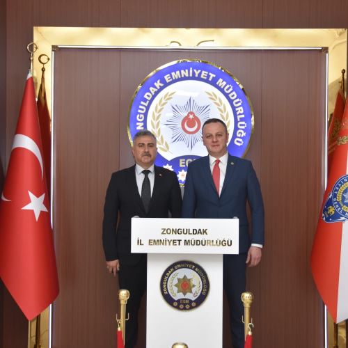 Başkanımız Dr.Ömer Selim ALAN,  İl Emniyet Müdürü Fahri Aktaş'ı Ziyaret Etti