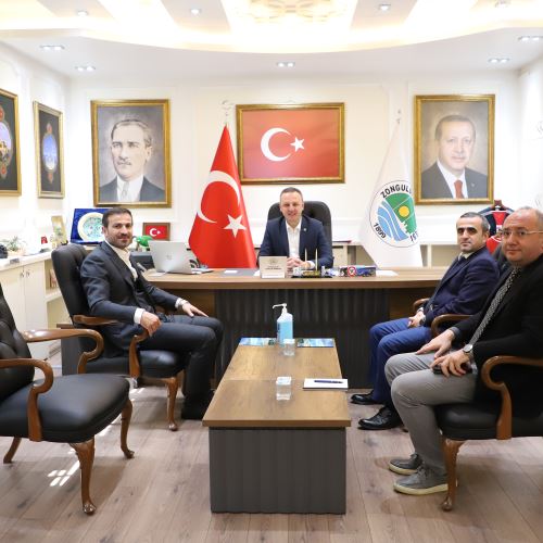 DSİ 23.Bölge Müdürü Sn.İbrahim Yaroğlu, Başkan ALAN'a Ziyarette Bulundu