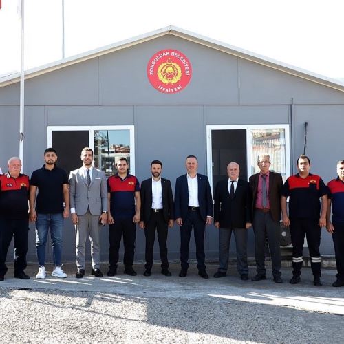 Başkanımız Dr.Ömer Selim ALAN,  Çarşı İtfaiye İstasyonu'nu Ziyaret Etti