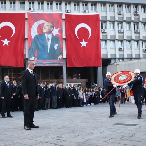 Başkanımız Dr.Ömer Selim ALAN, Atatürk'ü Anma Günü Törenine Katıldı