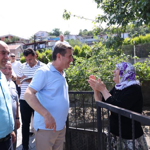 Başkanımız Sn.Tahsin ERDEM Mahalle İncelemelerine Devam Ediyor