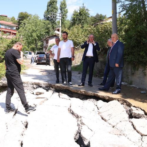 BELEDİYE BAŞKANVEKİLİMİZ ADİL BAHADIR ÇALIŞMALARI YERİNDE İNCELEDİ