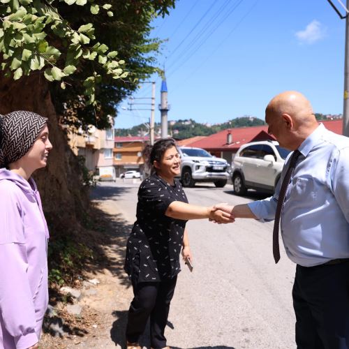 BAŞKANVEKİLİMİZ ADİL BAHADIR MAHALLELERİMİZDE İNCELEMELERDE BULUNDU