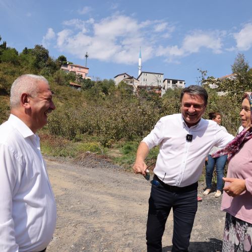 Başkanımız Sn.Tahsin ERDEM Mithatpaşa Mahallesinde İncelemelerde Bulundu