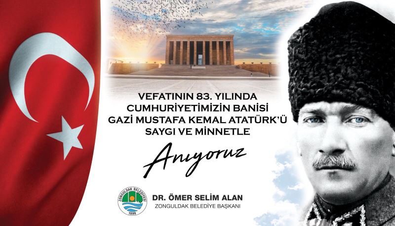 Başkanımız Dr.Ömer Selim ALAN'ın 10 Kasım Mesajı