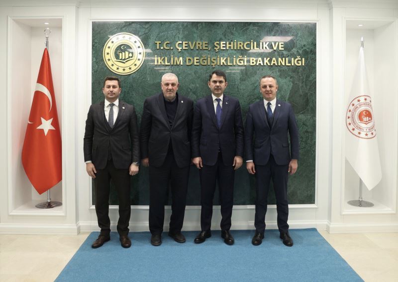 Başkanımız Dr.Ömer Selim ALAN, Çevre,Şehircilik ve İklim Değişikliği Bakanımız Sn.Murat KURUM'u Ziyaret Etti