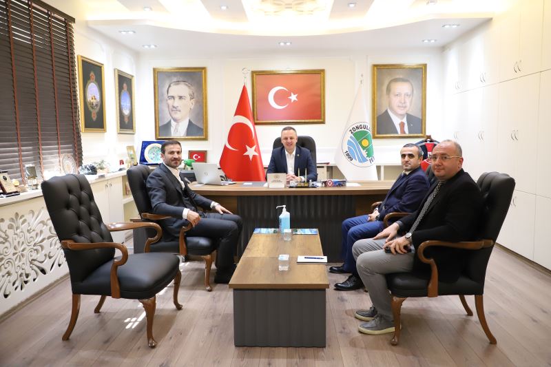 DSİ 23.Bölge Müdürü Sn.İbrahim Yaroğlu, Başkan ALAN'a Ziyarette Bulundu
