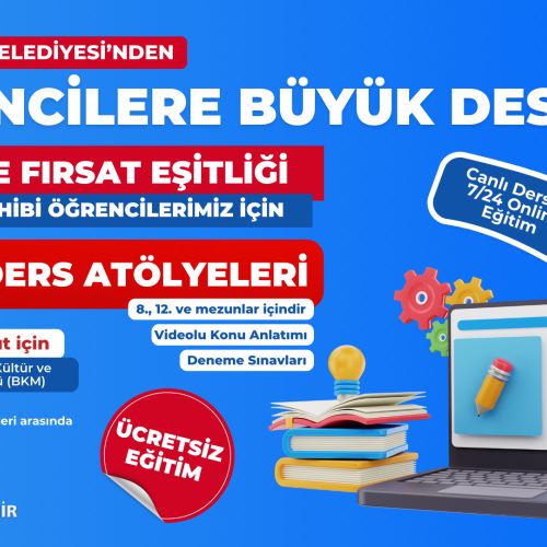 Eğitime Büyük Destek: Online Eğitim Atölyeleri Başlıyor