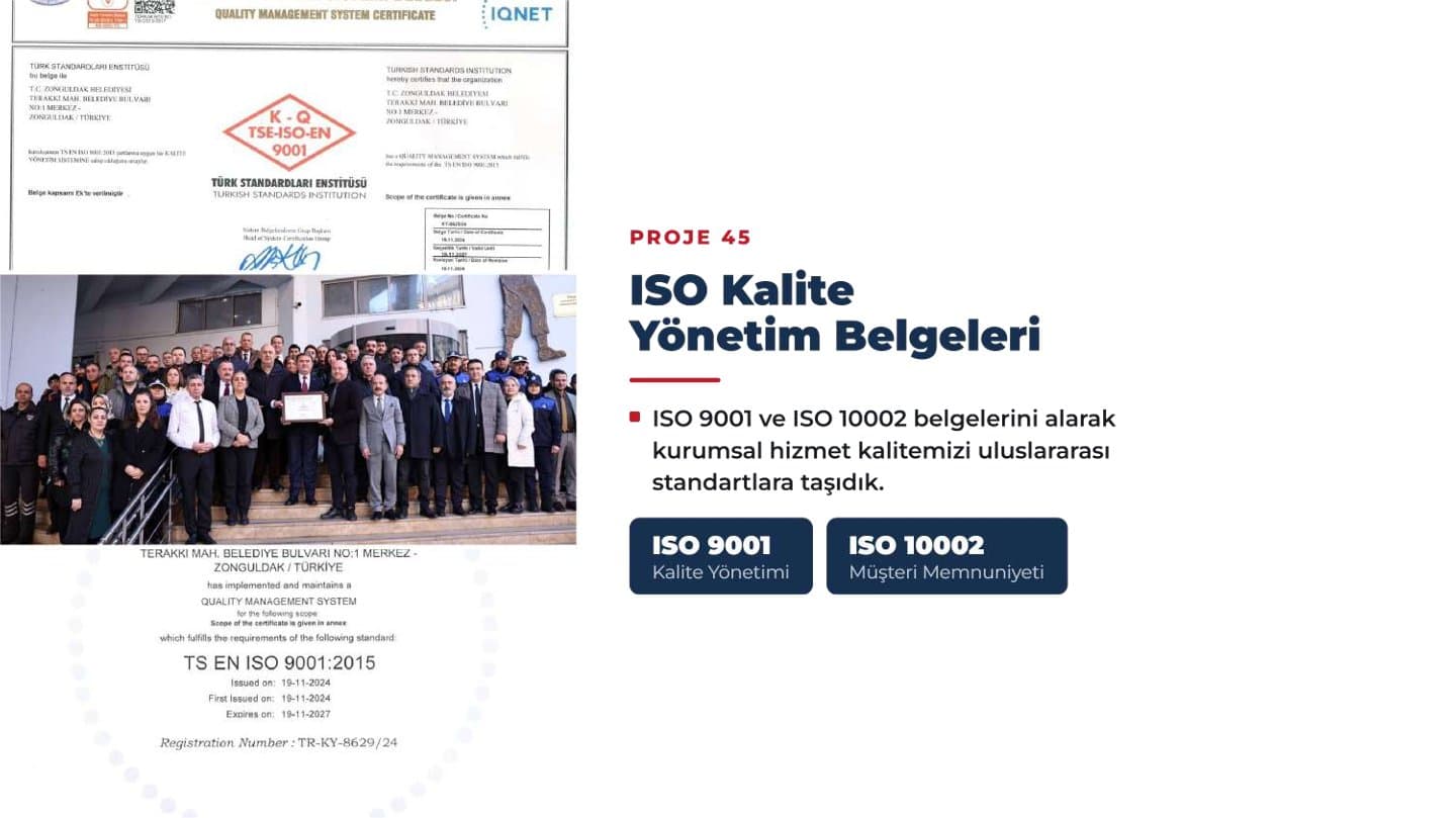 İSO KALİTE YÖNETİM BELGELERİ