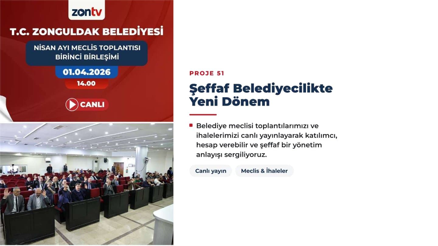 ŞEFFAF BELEDİYECİLİKTE YENİ DÖNEM
